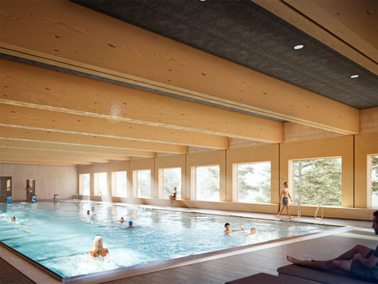 Baustellenbesuch: IBA’27-Vorhaben »Mobiles Hallenbad AQUAQBOX«